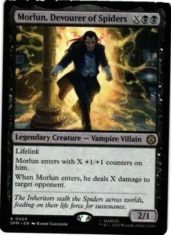 MAGIC MTG MARVEL SPIDER-MAN 0059 R MORLUN, DEVOURER OF SPIDERS NON-FOIL - Image 1