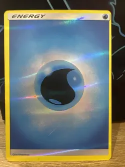 Pokemon Water Energy 2017 Holo Card NM - Image 1
