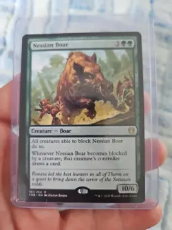 MTG THB Nessian Boar 181/254 Theros Beyond Death Magic the Gathering PACK FRESH - Image 3