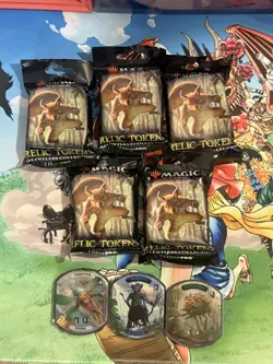 Magic: The Gathering Ultra PRO Relic Tokens Relentless Collection NEW - lot of 5 - Image 1