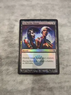 Mirrodin Besieged 'Go for the Throat' Foil Card NM Condition - Image 1