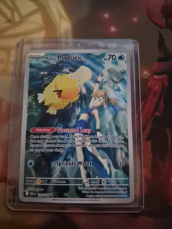 Pokemon TCG Misty's Psyduck Destined Rivals 193/182 Illustration Rare Card - Image 1
