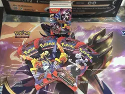 1x Pokemon Scarlet & Violet Destined Rivals Booster Bundle Box & 4 Sleeved Packs - Image 1