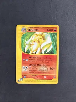 Pokemon TCG Ninetales Expedition 57/165 Regular Rare Non Holo 2003 Nintendo - Image 1