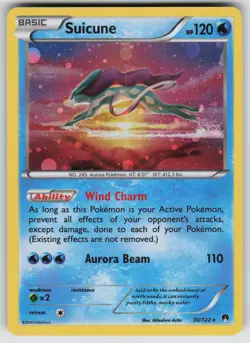 Suicune (Cosmos Holo) 030/122 Promo Blister Exclusives Pokemon Lightly Played - Image 1