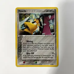 Pokemon TCG Mawile 9/100 EX Power Keepers Reverse Holo Rare English 2006 - Image 1