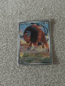 Pokemon: Tauros 096/086 Illustration Rare Chaos Rising ME04 Secret Rare NM - Image 1