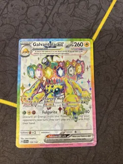 Galvantula EX 159/142 - Pokemon Stellar Crown Ultra Rare Holo NM Pack Fresh - Image 1