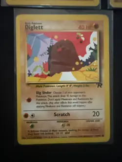 Pokemon Diglett Card Lot Base Set 2 Team Rocket WOTC Vintage Unlimited x6 - Image 3