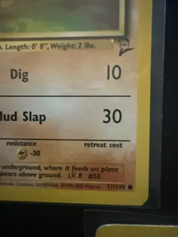 Pokemon Diglett Card Lot Base Set 2 Team Rocket WOTC Vintage Unlimited x6 - Image 4