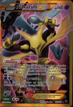 Alakazam EX - 125/124 - Secret Rare DMG, English Pokemon Fates Collide - Image 1