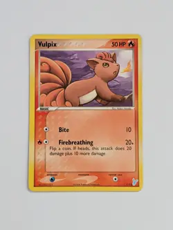 Pokemon Vulpix EX Trainer Kit 2 (Minun) #7/12 MP TCG - Image 1