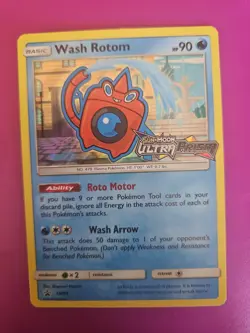 Wash Rotom SM94 SM Prerelease Stamped Promo Holo - Ultra Prism - Near Mint - Image 1