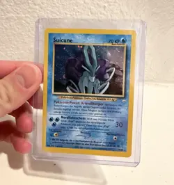 Nintendo Pokemon TCG Suicune 14/64 Neo Revelation German Holo Rare 70HP (2000) - Image 1