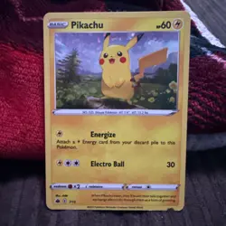 Pokemon Pikachu 007/015 McDonald's 2022 60 HP Promo Holo Basic English Card LP - Image 1