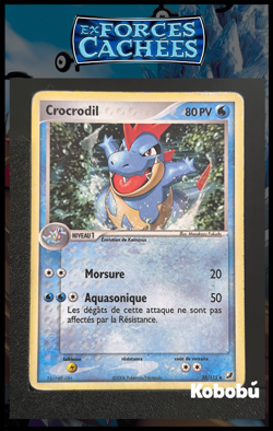 Carte Pokemon Crocrodil 38/115 Ex Forces Cachees Bloc EX FR - Image 1