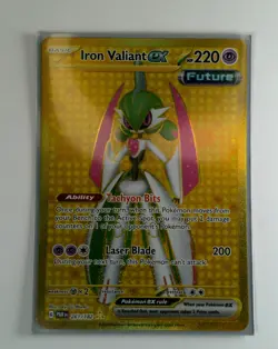 Iron Valiant ex 261/182 Rare Paradox Rift Pokemon TCG Psychic - Image 1