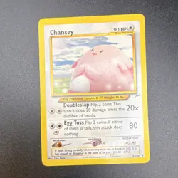 Pokemon TCG Chansey Neo Destiny 31/105 Uncommon Unlimited Regular 90 HP Basic - Image 1