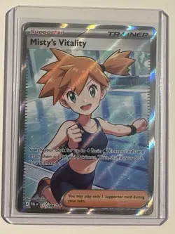 Misty's Vitality - 111/084 - Pitch Black - Pokemon TCG - Image 1