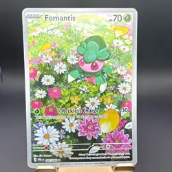 Pokemon Fomantis 085/084 Pitch Black Illustration Rare Full Art - Image 1