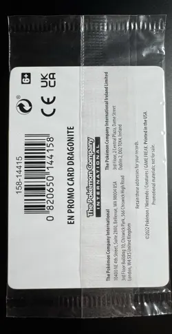 Pokemon Dragonite 131/195 Gamestop Exclusive Stamped Promo Sealed - Image 2