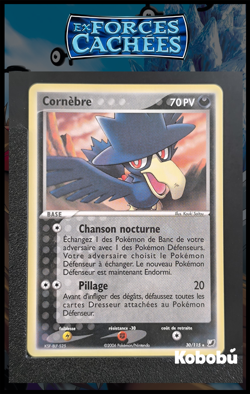 Carte Pokemon Cornebre 30/115 Ex Forces Cachees Bloc EX FR - Image 1
