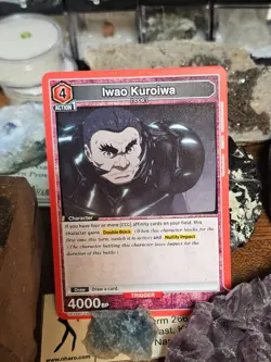 Union Arena Tokyo Ghoul Iwao Kuroiwa UE18BT/TKG-1-085 Red CCG Character Card - Image 1