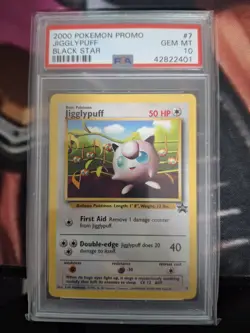 Psa 10 Jigglypuff Pokemon Black Star Promo #7 Wotc - Image 1