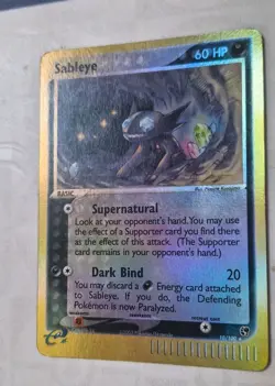 Pokemon TCG Sableye EX Sandstorm Holo Card 10/100 Sandstorm - Image 2