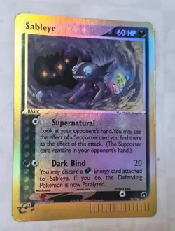 Pokemon TCG Sableye EX Sandstorm Holo Card 10/100 Sandstorm - Image 4