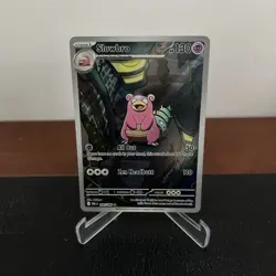 Slowbro IR Illustration Rare 090/084 Pitch Black Card in hand !! Pokemon English - Image 1