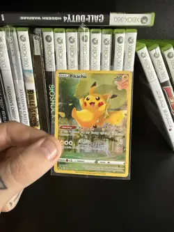 Pokemon Pikachu TCG Crown Zenith Galarian Gallery Holo Card GG30/GG70 - Image 1