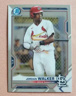 Jordan Walker 2021 Bowman Chrome Prospect Card #BCP-146 - Image 1