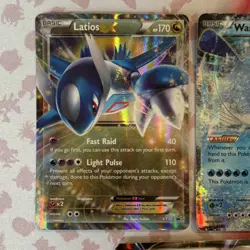 Pokemon TCG 3 Card Lot EX Foil Latios Wailord Ho-Oh XY XY122 XY160 English - Image 2