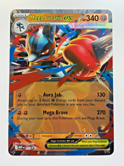 Pokemon TCG - Mega Lucario ex MEP012 - Jumbo Cards - NEAR MINT - Image 1