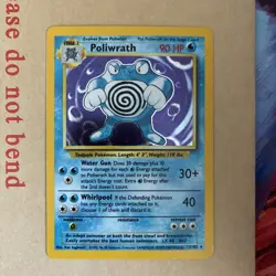 Poliwrath 13/102 Base Set Holo Pokemon Card WOTC 1999-2000 4th Print - NM/LP - Image 1