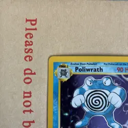 Poliwrath 13/102 Base Set Holo Pokemon Card WOTC 1999-2000 4th Print - NM/LP - Image 2