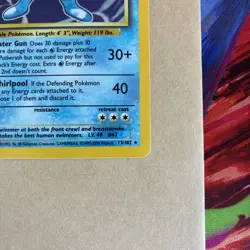 Poliwrath 13/102 Base Set Holo Pokemon Card WOTC 1999-2000 4th Print - NM/LP - Image 5