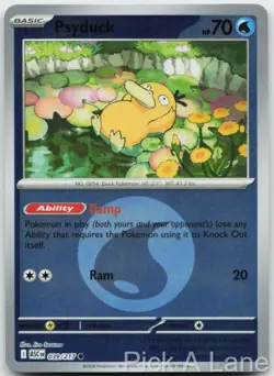 Psyduck (Energy Symbol Pattern) 039/217 Ascended Heroes Pokemon Reverse Holo NM - Image 1