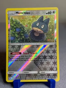 Munchlax 173/236 Uncommon Unified Minds Pokemon Reverse Holo Near Mint - Image 1