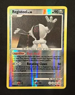Registeel Legends Awakened 39/146 Reverse Holo Rare Pokemon TCG English 2008 - Image 1