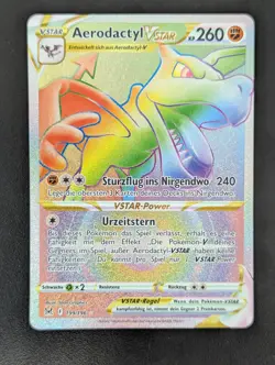 Aerodactyl-VSTAR 199/196 RAINBOW Verlorener Ursprung Pokemon Karte DE - Image 1