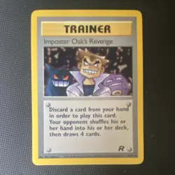 Wizards of the Coast Imposter Oak's Revenge 76/82 Team Rocket Uncommon Eng 2000 - Image 1
