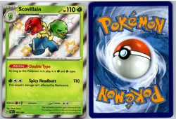 Scovillain 107/091 Shiny Rare Paldean Fates Pokemon NM - Image 3