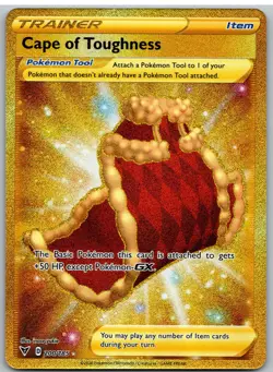 Cape of Toughness 200/185 Secret Rare Vivid Voltage Pokemon Holo - Image 1