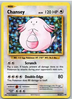 Chansey 70/108 Holo Rare Evolutions Pokemon - Image 1