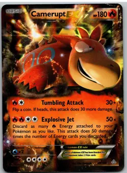 Camerupt EX 29/160 Holo EX Rare Primal Clash Pokemon - Image 1