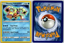 Shining Volcanion 27/73 Rare Shining Shining Legends Pokemon Holo - Image 3