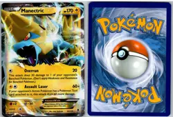 Manectric EX 23/119 Holo EX Rare Phantom Forces Pokemon - Image 3