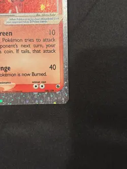 Pokemon TCG Magmar ex 100/109 Ruby & Sapphire Ultra Rare Holo English 2003 - Image 3
